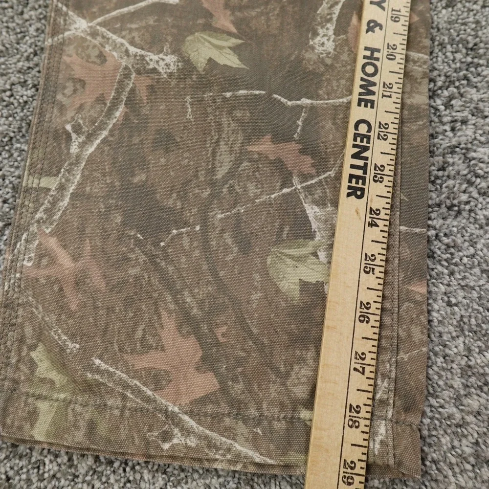 Aeropostale Jeans Mens M 34X30 Brown Green Camo Canvas Carpenter Hunting Outdoor